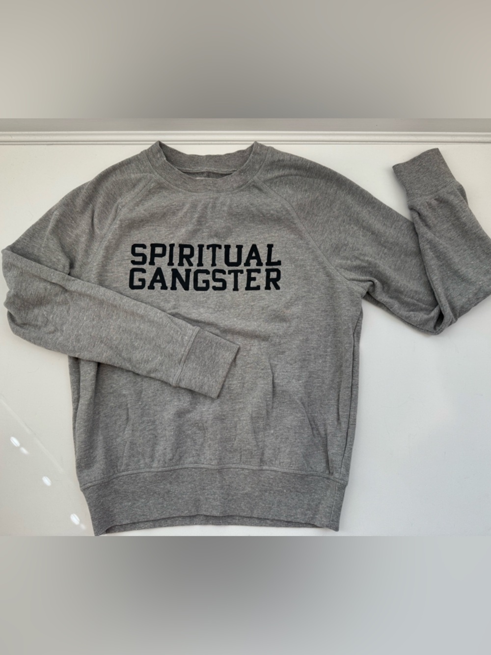 Excellent condition women’s SPIRITUAL GANGSTER crew and jogger set size  Medium